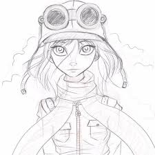 Ma Victoria Gonzalez On Instagram Work In Progress Wip Inprogress Workinprogress Sketch Sketching Drawing Draw Vintage Vintagepilot Pilot Girl B Rich blue ink for excellent readability; work in progress wip inprogress