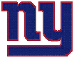 *new york islanders* cross stitch pattern. Counted Cross Stitch Pattern New York Giants Logo The Cross Stitch Guy