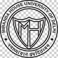 The university of delhi, informally known as delhi university (du), is a collegiate public central university located in new delhi, india. Miranda House Delhi University Of Delhi College Bachelor Of Arts Education Element Emblem Text Trademark Png Klipartz