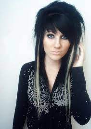 40 Quick And Easy Updos For Medium Hair Hair Styles Black Hair With Blonde Highlights Long Scene Hair