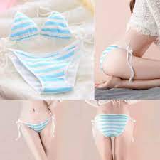 Maybe you would like to learn more about one of these? Japanese Cute Girl Sexy Striped Lace Up Underwear Bra Briefs Panties Bikini Set Ebay
