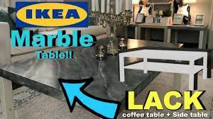 diy marbel tabel makeover كيف تغيرين طاوله ايكيا الخشب الى طاوله ماربل بالطلاء youtube