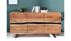 Bois & metal creations, montreal, quebec. Buffet Bois Massif Et Metal 150 Cm Acacia Pour Salle A Manger