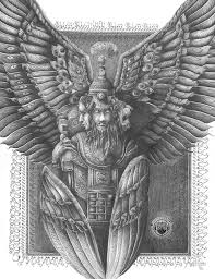 Chill N Thedojo Jonathan Edward Guthmann Cherub From Ezekiel S Biblical Art Occult Art Angel Art