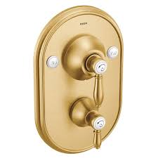 Only 15 left in stock (more on the way). Moen Ts32100bg Weymouth Posi Temp With Diverter Tub Shower Valve Trim Brushed Gold