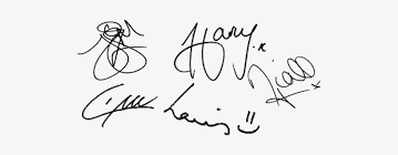 To make a background transparent: One Direction Signatures Png Png Image Transparent Png Free Download On Seekpng