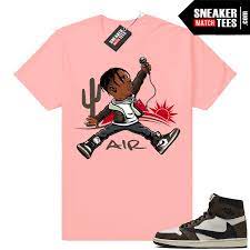 Air Jordan 1 Travis Scott Shirt Match Jordan Match Clothing Shop Travis Scott Shirt Sneaker Match Tees Travis Scott Outfits