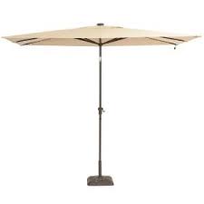 Hampton Bay 11 Ft Led Round Offset Patio Umbrella In Chili Red Yjaf052 The Home Depot Patio Umbrella Offset Patio Umbrella Solar Powered Led Lights