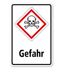 Giftig (indefinite singular giftig, definite singular and plural giftige, comparative giftigere, indefinite superlative giftigst, definite superlative giftigste). Ghs Gefahr Giftig Kombination