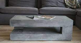 Concrete Coffee Table Concrete Coffee Table Glass Coffee Table Diy Concrete Furniture