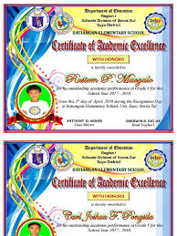 The legal name of this government agency is the department of education and its communicative name is deped. What Is Academic Excellence Award