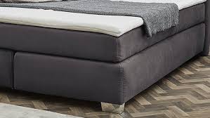 Ist die matratze fest montiert oder eine sonderanfertigung in einer eigenwilligen größe, muss unter umständen das ganze bett ersetzt werden. Boxspringbett System Romana Max 180x200 Dunkelgrau Ttfk H4
