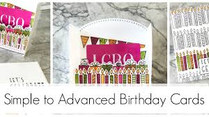 Designer series paper is cut into 1 1/2″ squares. 3 Cards 1 Stamp Beginner To Advanced Techniques Youtube