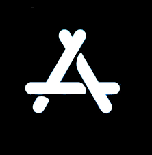 App Store Black Logo Ios Icon App Icon Ios App Icon