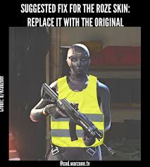 The best cod wars memes and images of april 2021. Call Of Duty Warzone Tv On Twitter Suggested Fix For The Roze Skin Warzonememes Callofduty Warzone