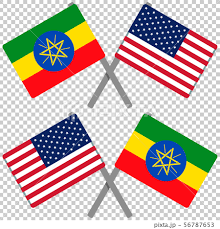 The original size of the image is 2400 × 1836 px and the original resolution is 300 dpi. Ethiopia And American Flag Stock Illustration 56787653 Pixta