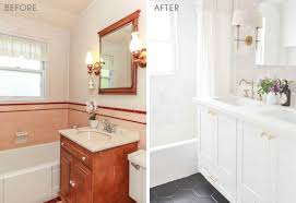 Similar to the floating vanity idea, toilets are getting a softer upgrade as well. 12 Diy Reader Bathroom Renovations Full Of Budget Friendly Tips Diys Real Cost And Timing Emily Henderson
