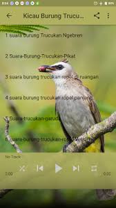Berikut ini adalah suara burung cucak jawa atau merbah cerukcuk atau jogjog atau yang populer disebut burung trucuk atau trucukan atau trocoh (pignonotus goiavier).ada empat versi suara burung.mp3 trucukan yang saya sajikan untuk bisa anda dengarkan dan download. Mp3 Kicau Burung Trucukan Gacor Ngropel 3 0 Apk Androidappsapk Co