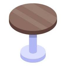 Round Table Icon Isometric Of Round Table Vector Icon For Web Design Isolated On White Background Affiliate Isometric Vecto In 2020 Isometric Design Web Design