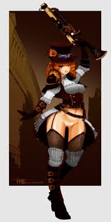 Steampunk nude