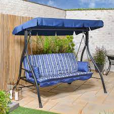 Available in 53 & 64. Bali Three Seater Swing Bed Combo