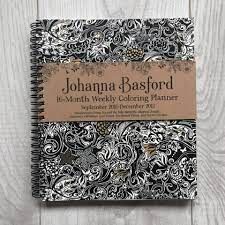 Johanna basford 2022 coloring weekly planner calendar $16.99 this title will be released on august 24, 2021. Johanna Basford Say Hello To My New 16 Month Planner Facebook