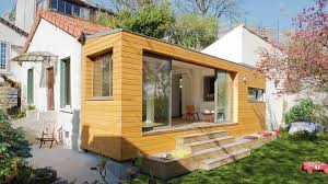 A Paris Une Double Extension Qui Change Tout Extension Maison Bois Extension Maison Maison Bois