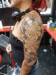 Geometric Flowers Mandala Tattoo Tattoos Life Tattoos Brisbane Tattoo