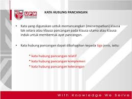 Kata hubung atau kata sambung didefinisikan sebagai kata yang terkait atau ekspresi antara kata, antara kalimat, antara klausa dan antara frasa. Ppt Minggu 07 Powerpoint Presentation Free Download Id 4076028