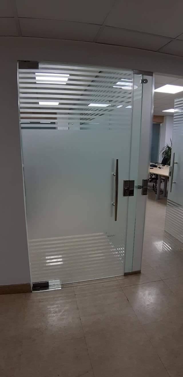 Toughen glass office door office glass door in manufacturi product image