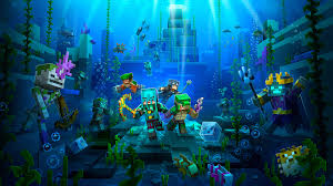 Minecraft dungeons poster, hd wallpaper. Minecraft Minecraft Dungeons Ocean View Minecraft Dungeons Hidden Depths 4k Wallpaper Resolution 3840x2160 Id 1224811 Wallha Com