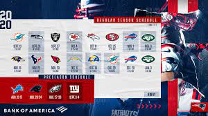 Master course approval (course request). New England Patriots 2020 Schedule Announced