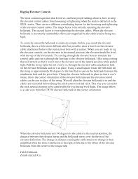 Rigging Elevator Controls The most common question that I receive, and hear  people talking about is, how to keep the elevator co