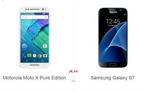 Phone Comparisons Motorola Moto X Pure Edition Vs Samsung