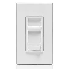 SureSlide Dimmer Switch for Dimmable LED, Halogen and Incandescent Bulbs |  6674-P0W | Leviton