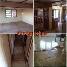 Home renovation and remodel costs. Mobile Home Makeover Before And After Rehab Pictures Mobile Home Investing