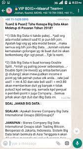 6th international conference on big data for official statistics. Bdigroups Penipuan
