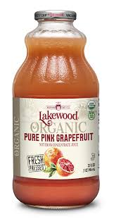 1 medium grapefruit possesses 82 calories (pink and ruby red and white) and it includes 3% fat ( 0.26g ), 91% carbs ( 20.68g ), 6% protein ( 1.61g ). Organic Pure Pink Grapefruit 32oz 6 Pack Lakewood Juice Lakewood Organic