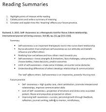 Reading Summaries Model Reading Summary Summary Writing Self