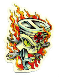 Bulldog logo png kartun racing bull dogs 370x380 png download pngkit. Flaming Piston Sticker Hot Rod Drag Race Tattoo Kustom Kulture Ebay In 2021 Piston Tattoo Hot Rod Tattoo Kustom Kulture Art