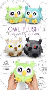 What fabric is used for plushies? Free Pattern Friday Owl Plush Choly Knight