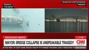 Baltimore Mayor Asks News Networks To Stop Showing Bridge Collapse | OutKick