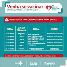 De acordo com o novo calendário, a imunização acontecerá na seguinte ordem: Prefeitura Divulga Novo Cronograma De Vacinacao Contra A Covid Prefeitura De Marica