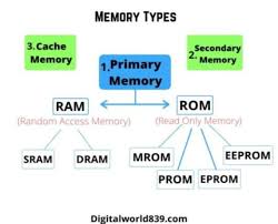 Given below are details about the three types of computer storage: Primary Memory Of Computer Examples Characteristics Types