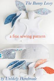 Download Unlikely The Bunny Lovey A Free Sewing Pattern With Illustrated Instructions