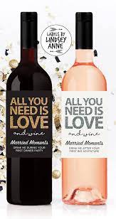 Milestone Wedding Wine Labels All You Need Is Love And Wine Etsy Wedding Wine Labels Custom Wine Labels Wedding Shower Gifts