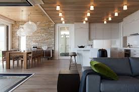 Lakeside Vacation Home Combines Natural Materials Modern Living 7 Dining Jpg House Interior Interior Home Interior Design