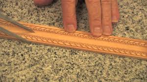 The carving pattern can be printed on a piece of paper. Rope Edge Embossed Leather Belt Ideas Youtube