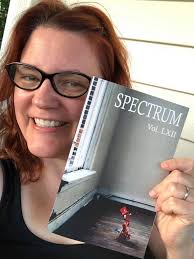 Angie Hedman is the Art Teacher at Monroe Central! “My copies of Spectrum  (Santa Barbara, CA) arrived today, and one of my favorite photos is the  cover!”