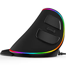 Cheap Price Delux M618 Plus Wired Wireless Ergonomic Vertical Mouse Computer Gaming Mouse Optical Computer Mice Rgb Light Mouse Computer Gaming Computer Mouse